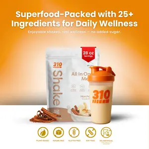310 Nutrition – Horchata – Quick Meal Replacement Shake, Plant-Based Protein with 25+ Nutrients On-The-Go | 28 Servings