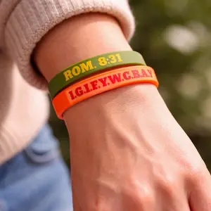 Bible Verse Acronym Wristband – ROM. 8:31 Daily Reminder, Christian Gospel Bracelet, Scripture Immersion, Conversation Starter, Bible Memorization Personalized Sparkling inspirational birthday