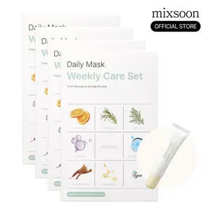 [mixsoon Official Shop] 4-Week Skin Reset Set - Daily Moisturizer Balm, Hydrating Face Mask for Skin Renewal
