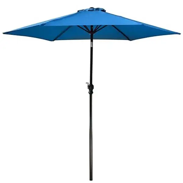 【Umbrella Base is NOT Included】9FT Outdoor Patio Umbrella Outdoor Table Umbrella with Push Button Tilt and Crank, Market Umbrella 8 Sturdy Ribs UV Pro