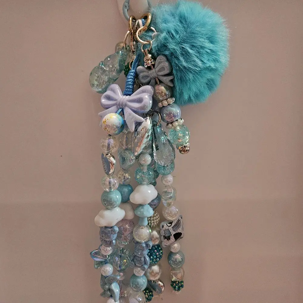 TICKLE ME BLUE JUNK KEYCHAIN