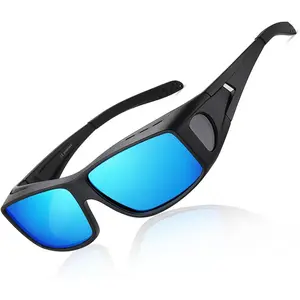 Fit Over Glasses Sunglasses for Women Men, Polarized Oversized Sun Glasses for Prescription Glasses UV400 Protection-USA