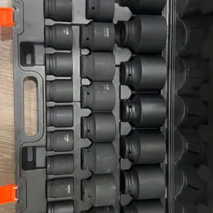 VEVOR Wheel Bearing Locknut Socket Set 1/2 in Drive 7 Pcs SAE and Metric 6-Point