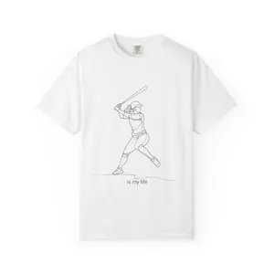 Baseball batter Outline Short Sleeve T-Shirt