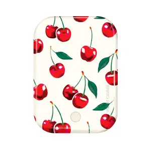 Velvet Caviar Mon Cheri Cherry MagSafe Battery Power Pack - Fast Charging Extra Power, Strong Magnetic Grip Compatible iPhone Wireless Chargers