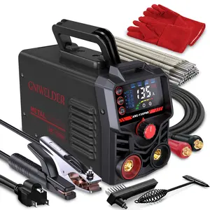 GNIWELDER Handheld Stick Welding Machine - 110V Portable Digital Welding Machine, IGBT Inverter ARC/TIG Welder with LED Display, Synergic Control, Hot Start, Arc Force, Anti-Stick for Home Repair, Metal Working