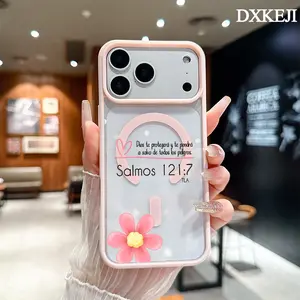 Spanish Bible Verse Pattern Magnetic MagSafe Phone Case for iPhone 17 Air/16 Pro Max 15 Pro 14 13 12 11 Plus Shockproof Slim Protective Cover Casing