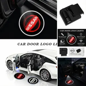 Car Door Welcome Light LED High Definition Projection Lamp, Suitable for Nissan Sunny, X-Trail, Qashqai, Teana, March, Tiida, Patrol