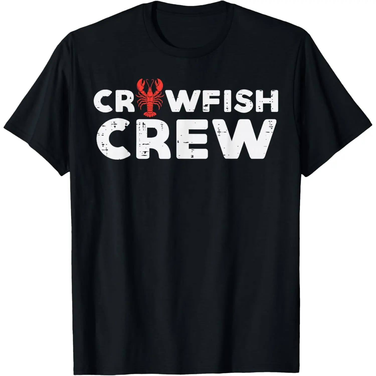 Crawfish Crew Funny Crayfish Cajun Matching Men Women Kids T-Shirt Pure Cotton Graphic Tees Menswear Top: Gifts for Men & Women
