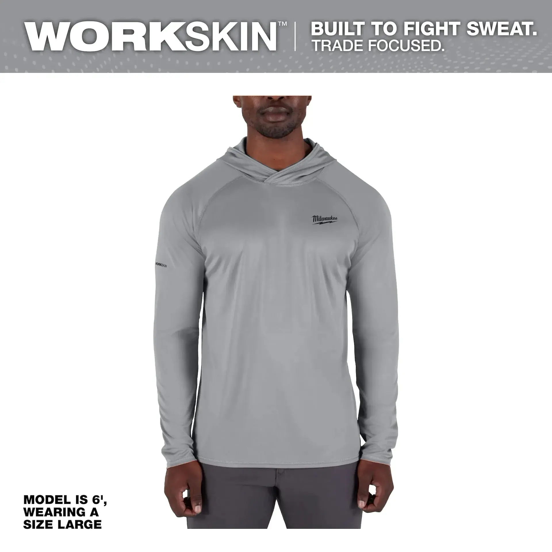 Milwaukee M550 WORKSKIN™ Hooded Sun Shirt Milwaukee M550 WORKSKIN™ Hooded Sun Shirt