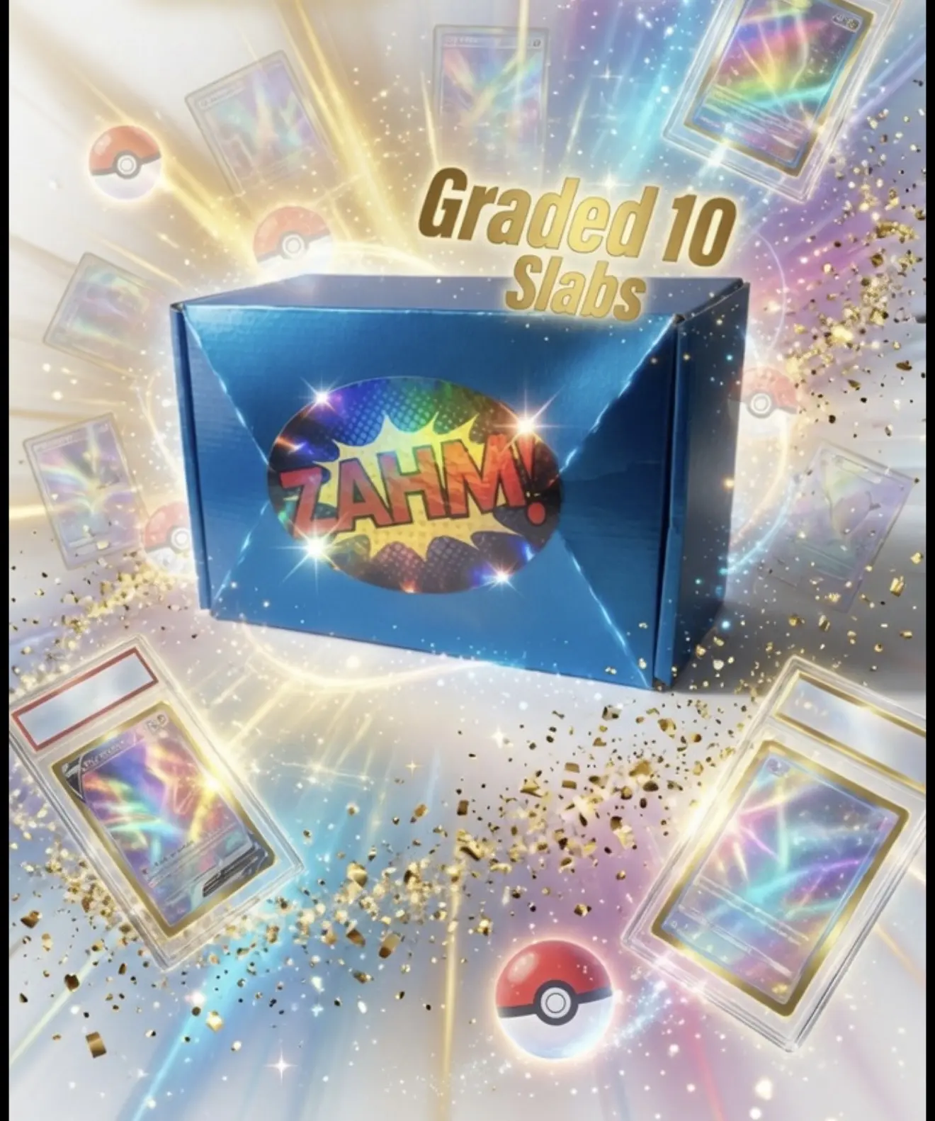 ZahmFam Rip Till You Hit A 10 Graded Pokemon Card Singles