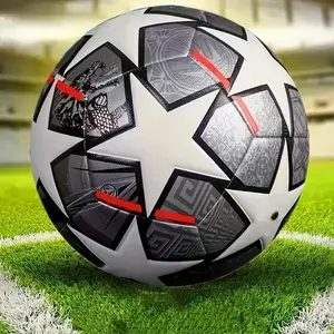 Outdoor Sports Sewing Football Student Training Tournament PU High Quality No.5 Football