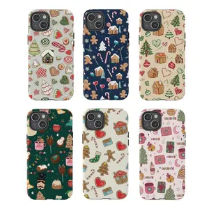 Christmas Collage Phone Case,Cute Holiday Xmas,Tough phone case,Cover for iPhone 16 15 14 13 12 11 17 Pro Max for Samsung phones, Fashion Dual Layer Creative Case, Perfect Gift for Her/Him