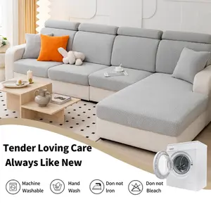 1pc modern sofa cover, comfortable elastic polyester spandex blended sofa protective cover, ultra soft splash and expandable sofa cover, elastic and breathable machine washable, suitable for elderly, children and pets, suitable for home decoration and fur