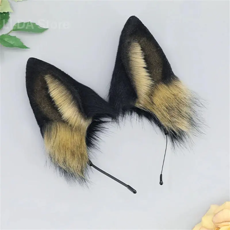 2Pcs/setAnimalFursuitEarsTailHalloweenPartyCosplayHeadwearPlushBeastWolfTailsFoxEarsHairBandFurryDogCOSTail 2Pcs/setAnimalFursuitEarsTailHalloweenPartyCosplayHeadwearPlushBeastWolfTailsFoxEarsHairBandFurryDogCOSTail