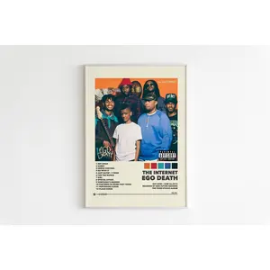 The Internet Posters / Ego Death Poster / Tracklist Album Cover Poster Print Wall Art