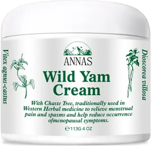 Wild Yam Cream, ANNAS Wild Yam Cream Organic for Hormone Balance, ANNAS Women's Organic Wild Yam Root Cream Promoting Perimenopause & Menopause Support for All Skin Types