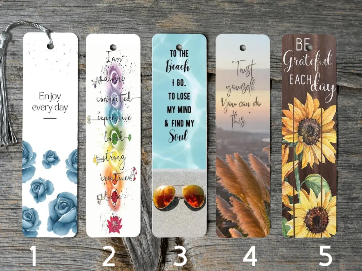 Artistic Metal Material Bookmarks, Ideal for Book Lovers
