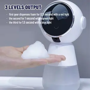 Touch-Free Auto Foaming Soap Dispenser  3 Modes, Rechargeable, Clear Bottle – Clean Hands in Seconds!