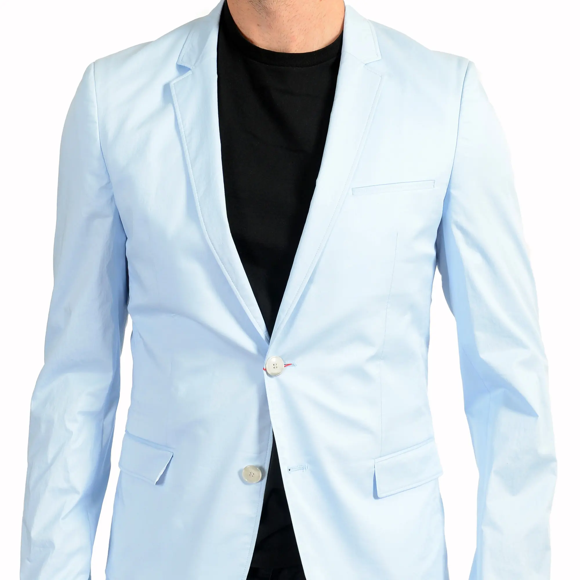Hugo Boss Men's "Anfred182" Extra Slim Blue Two Button Blazer US 40L IT 50L