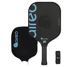 AIREO Falcon Pro-R16 Widebody Pickleball Paddle Toray T700 Carbon Fiber USAPA Approved Intermediate Play Carbon Fiber Lightweight Easy Control Durable 8.1oz 7½" Width 16½" Height 5⅜" Standard Grip Length