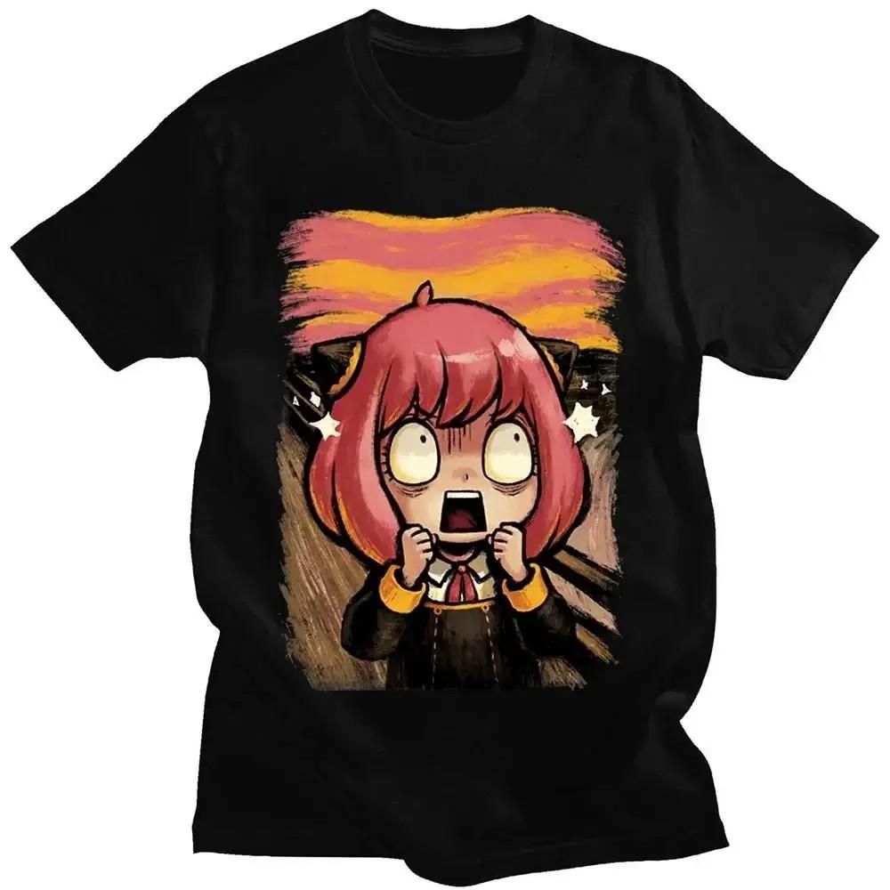 Japanese Anime Spy X Family Anya Forger Graphic Print T Shirt Streetwear Women Fashion Short Sleeve Plus Size Unisex T Shirt