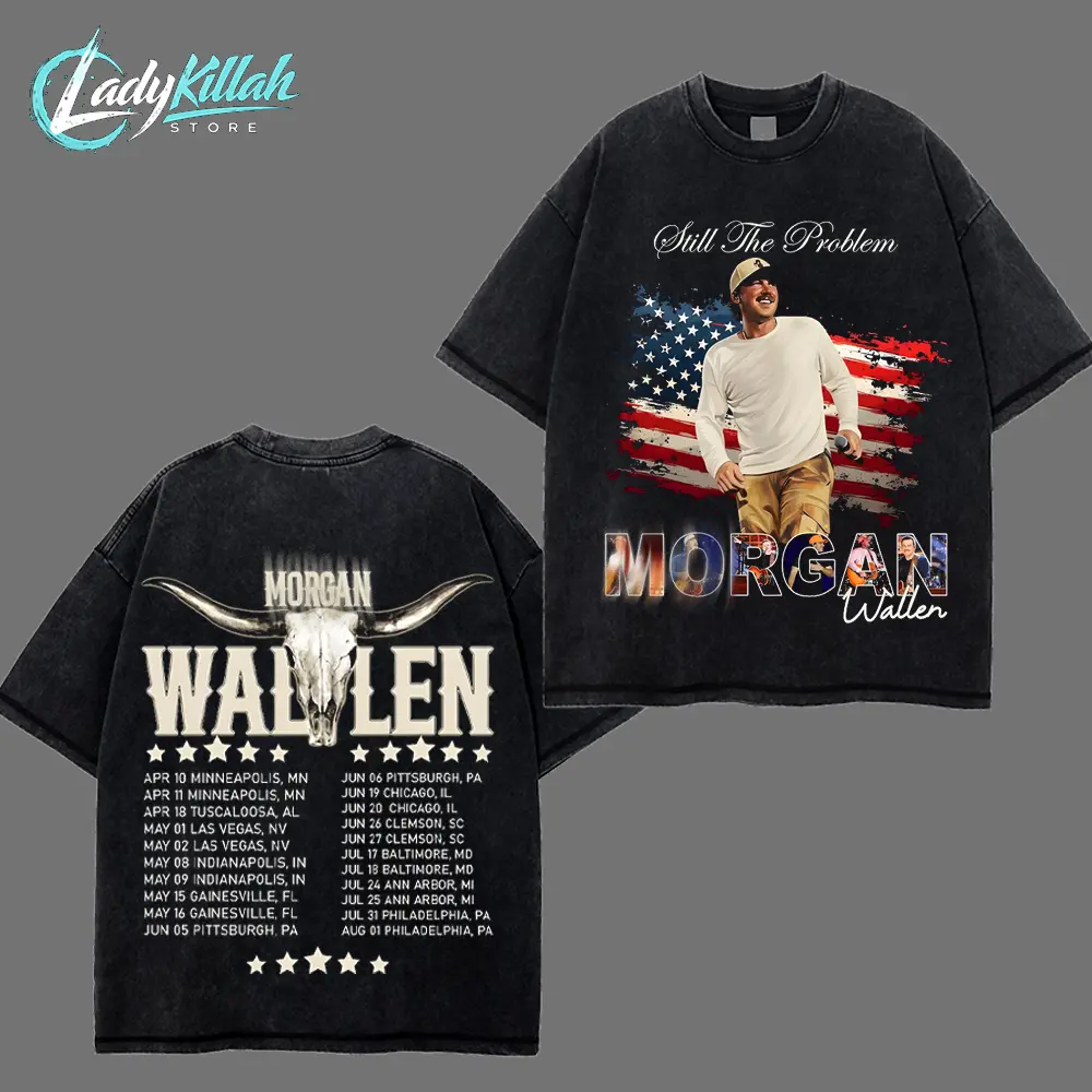 [LadyKillahStore] MW #91 - Still The Problem Tour 2026 Graphic For Country Music Fans Premium Cotton Soft Hoodie Sweatshirt T-Shirt, I'm the Problem Album Tee, MW Country Music Fan Graphic Tee, Concert Music Fan Merch Shirt