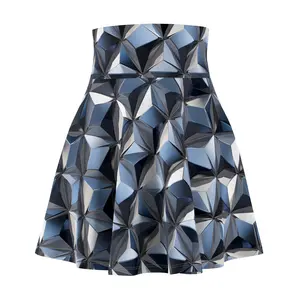 Traveler's Skater Skirt, Theme Park Apparel, Women's Circle Skirt, Wanderlust Fashion, Vacation Outfit