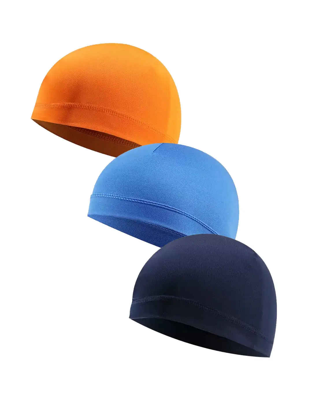 Unisex Plain Color Multifunctional Skull Caps, Gifts for Girlfriend, Black Summer Sportive Beanie Fitted Hat Modern Cap for Men & Women, Stretchy Helm