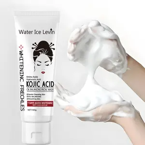Kojic acid cleansing milk, gentle oil control and brightening cleansing milk, does not hurt the skin formula, removes excess oil and dirt, suitable for sensitive skin, Facial Wash