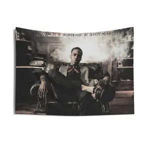 Young Dolph Tapestry Decor Wall Room Decor Fun Flags Poster Indoor And Outdoor Decor Decoration Print