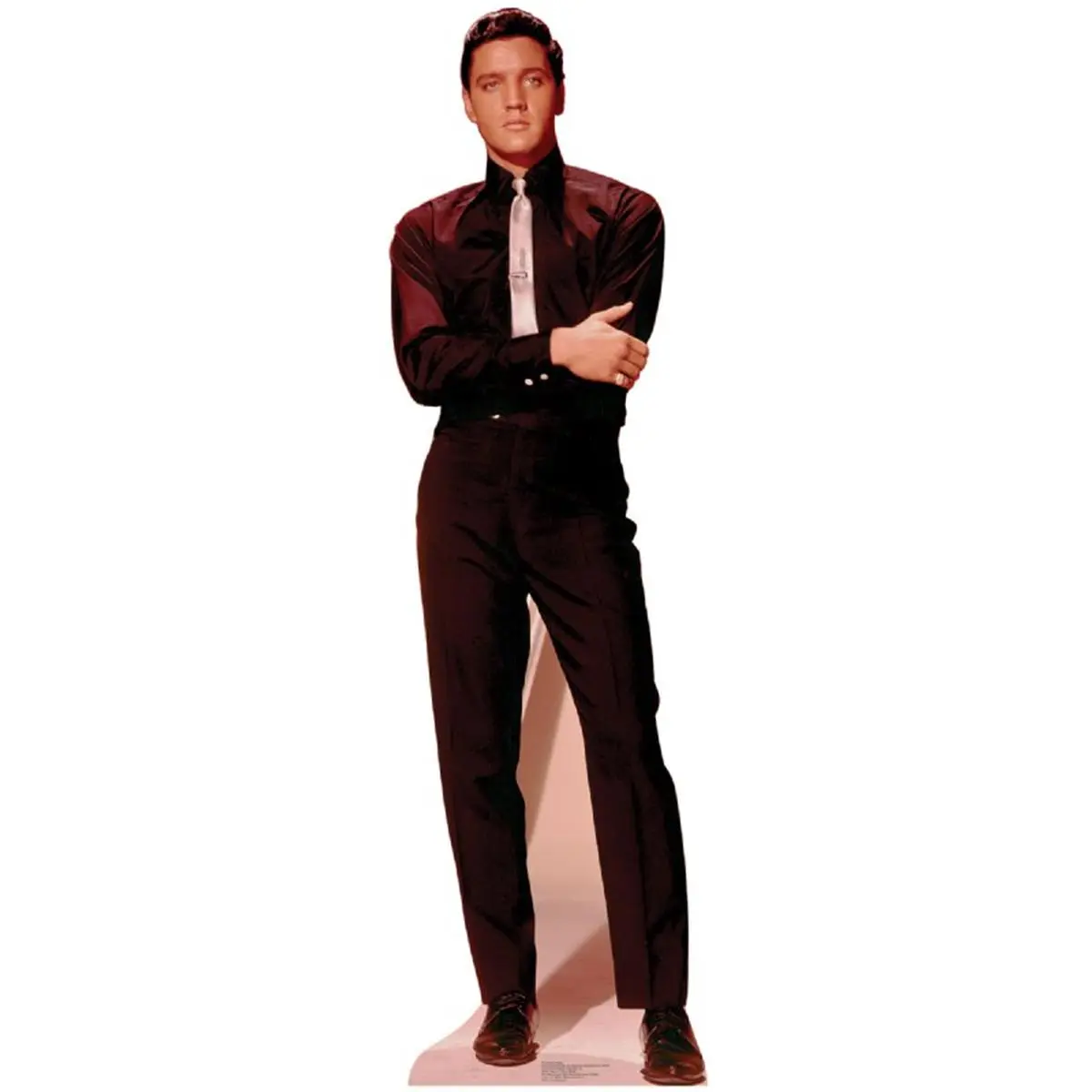 212 MAIN Large-Size Full-Length Elvis Presley Advanced Graphics Laminated Heavy-Duty Cardboard Standup - Party Decoration Items, Foldable Wall-Mount Display, Home Supplies Gift