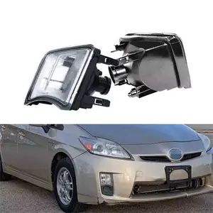 2PCS Clear Lens Corner Indicator Bumper Signal Lights Housings For Toyota Prius 2010 2011 Replace OEM 8151147020, 8151147022, 8152147020, 8152147022