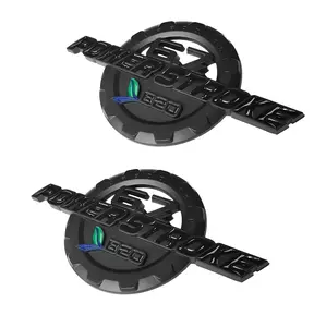 2017–2019 Ford F-250 F-350 Super Duty 6.7L Powerstroke B20 Pickup Emblem Badge Replacement Set, 2-Pack Exterior Upgrade