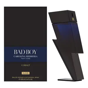 Bad Boy Cobalt Elixir by Carolina Herrera for Men 3.4 oz Eau de Parfum Elixir Natural Spray