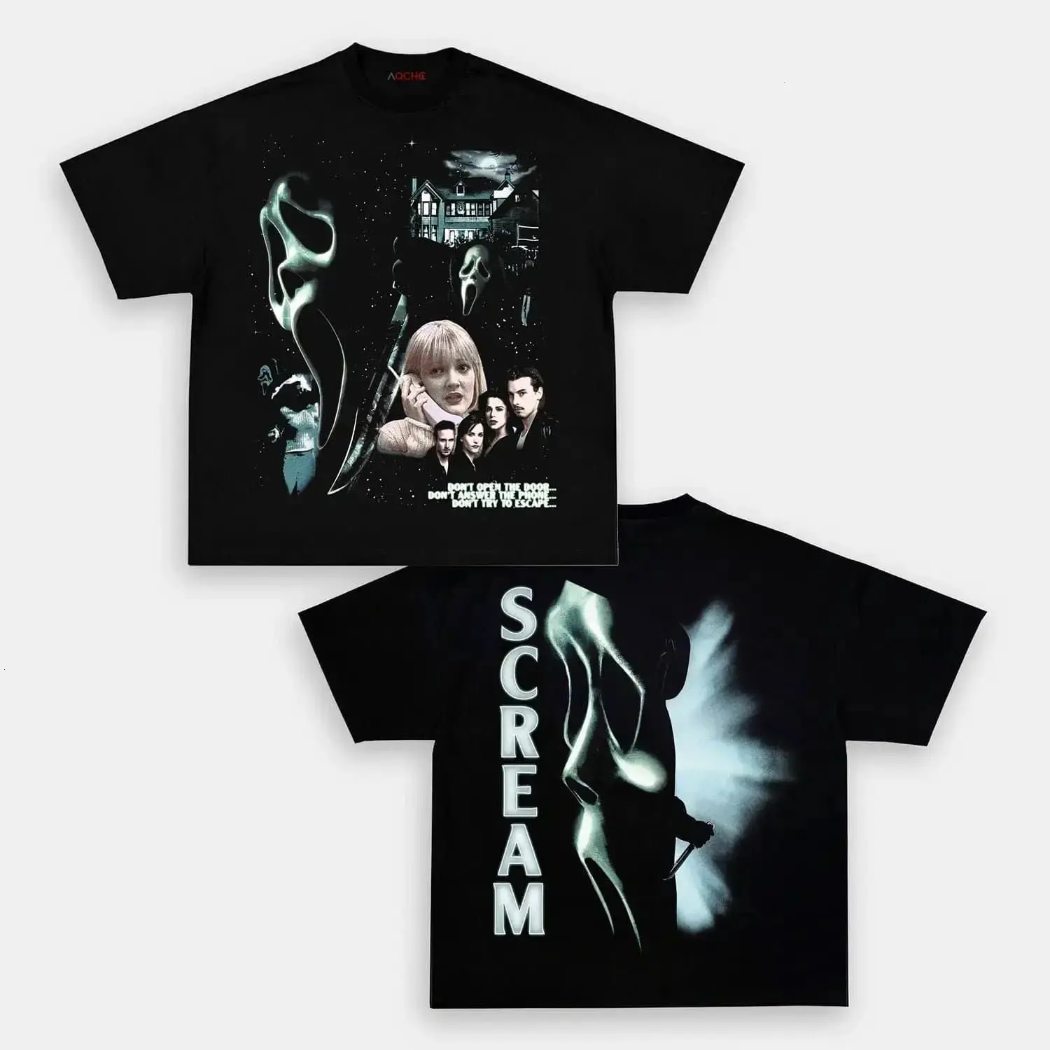Scream Double Sided Shirt, Graphic Tee, Unisex Shirt, Best Gift For Fans
