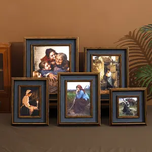 Vintage Copper Color Frame, Elegant Antique Wall Art, Home Decor & Desktop Photo Display, Perfect Christmas Gift, Picture Frame