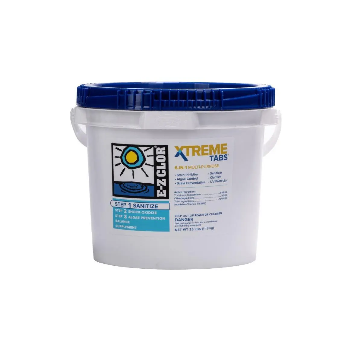 E-Z CLOR XTREME TABLETS 25lb bucket