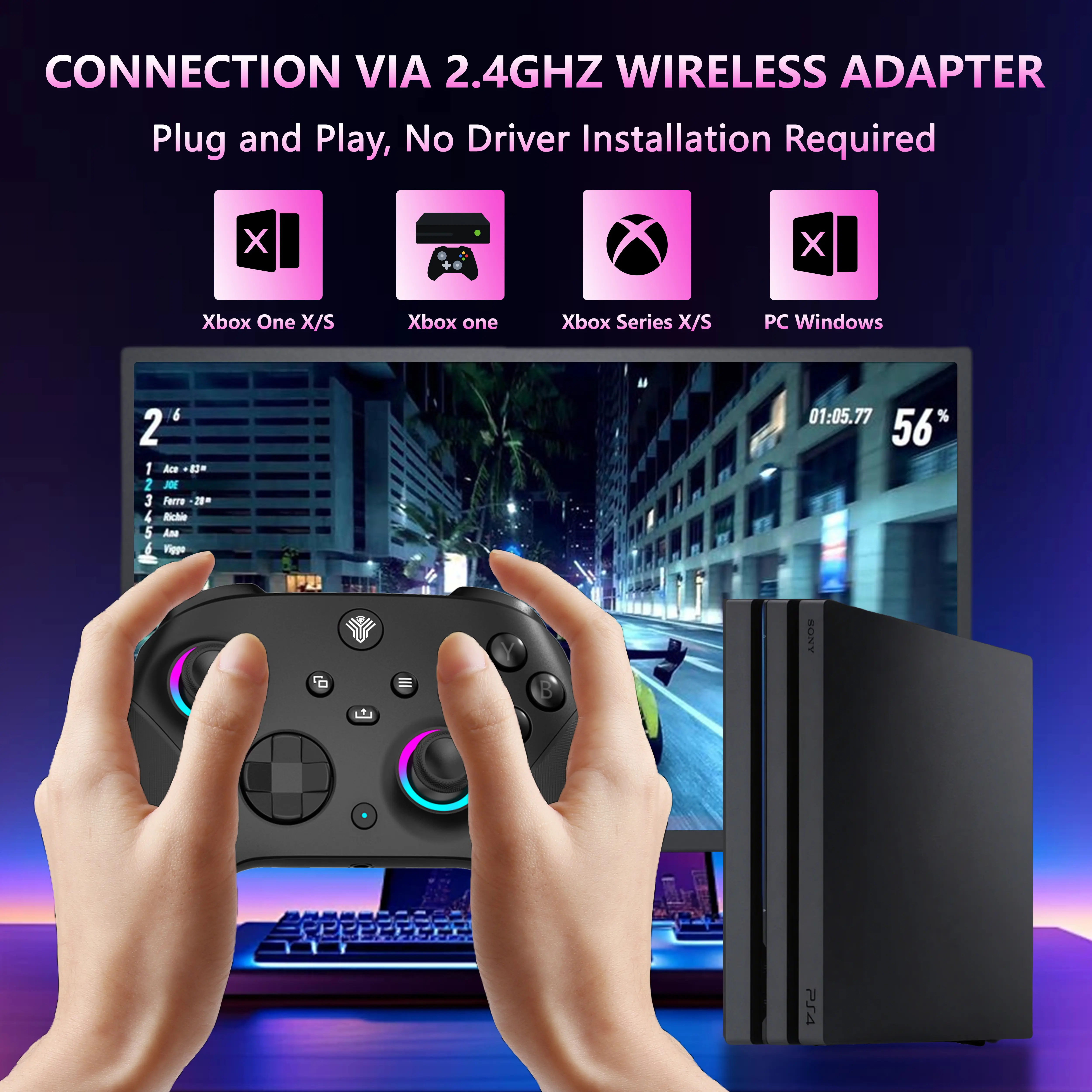 YUYIU Elite Wireless Macro Controller for XBOX ONE | XBOX X/S and Steam PC with YUYIU Elite Wireless Macro Controller for XBOX ONE | XBOX X/S and Steam PC with