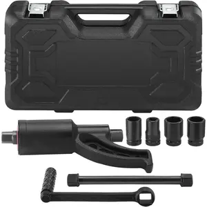 VEVOR Torque Multiplier, Heavy Duty Torque Multiplier Wrench Set, 1 Inch Drive Lug Nut Wrench Torque Multiplier, 1:58 4800N.m Lug Nut Remover, with 4 Sockets and Storage Case for Truck Trailer RV
