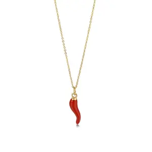 SIMPLE PEPPER PENDANT NECKLACE