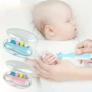 Kids Electric Nail Clipper Set, Portable Baby Nail Trimmer Set, Baby Nail Care Products, Nail Clippers