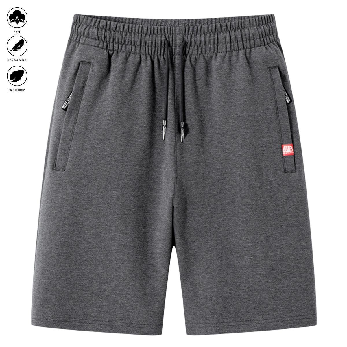 4-Piece Men's Casual Breathable Summer Sports Shorts with Pullstring and Zipper for Beach Outdoor Activities Cycling Daily Wear,summerwins