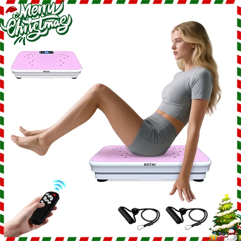 ROTAI Vibration Plate for Lymphatic Drainage,300lbs Capacity, Full-Body Workout Platform for Home Fitness,Help NBA players stretch after the game #TikTokShopBlackFriday