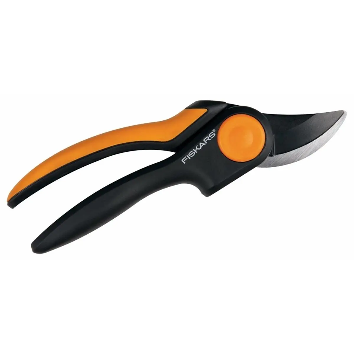 Fiskars Incorporated Bypass Pruner with Precision-Ground Steel Blade - Ergo Soft Grip, Ergonomic Handle, Low Friction Coating, Hand Fatigue Reduction, Clean Cuts for Gardeners with Small Hands, Ideal for Living Plants
