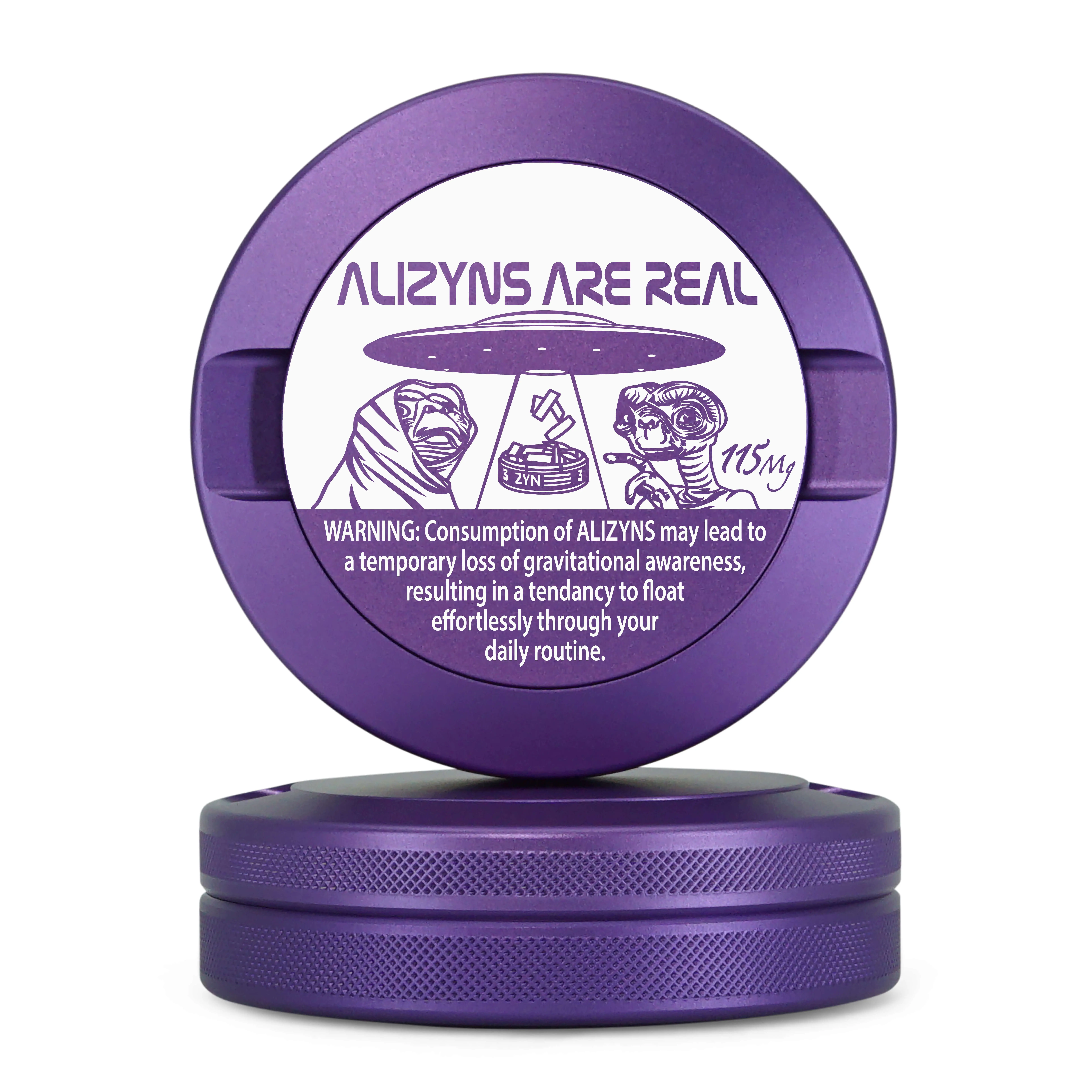 Premium Metal Storage Can - Laser Engraved Aluminum Tin, Metal Can, Portable EDC Container, Gift for Him, Travel-Friendly Organizer, ALIZYNS