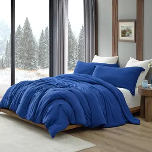 Chillin Panda - Coma Inducer Oversized Comforter Set - Limoges Blue