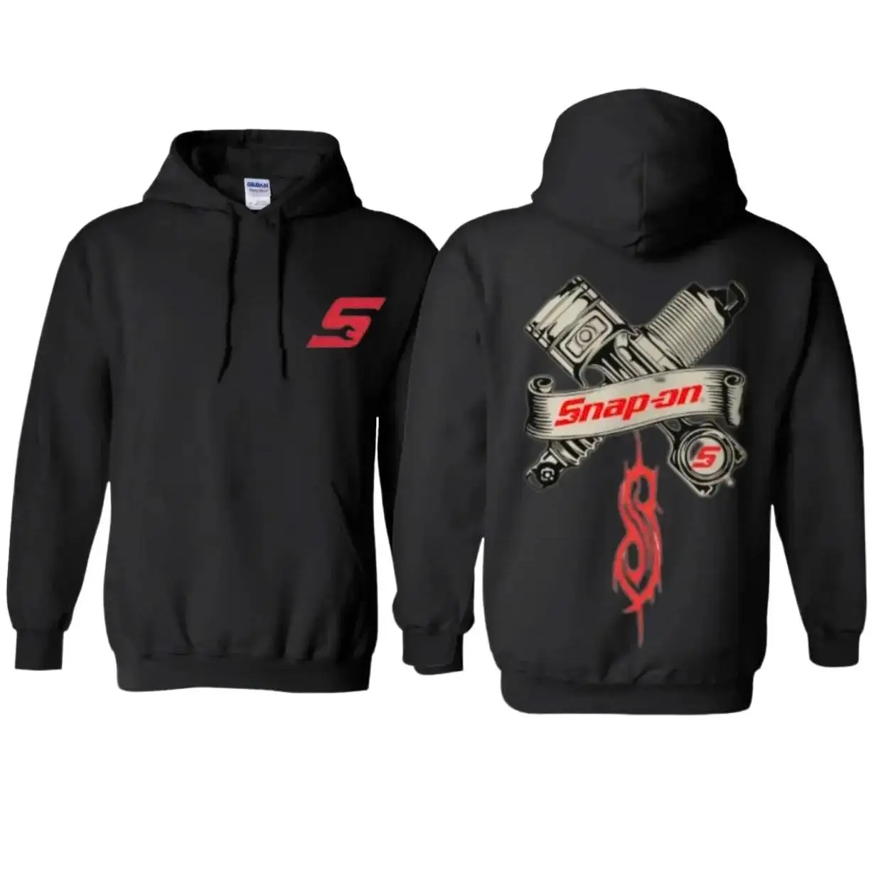 Snap-On 2 Sided Hoodie, Clothing For Auto Enthusiasts, Mechanics Gear, Stylish Unisex Pullover, Comfortable Everyday Wear, Gift For Him And Her