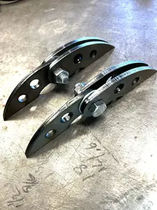 Weld-On Steel Hinges, Custom 1/4" Thick Steel (Set)