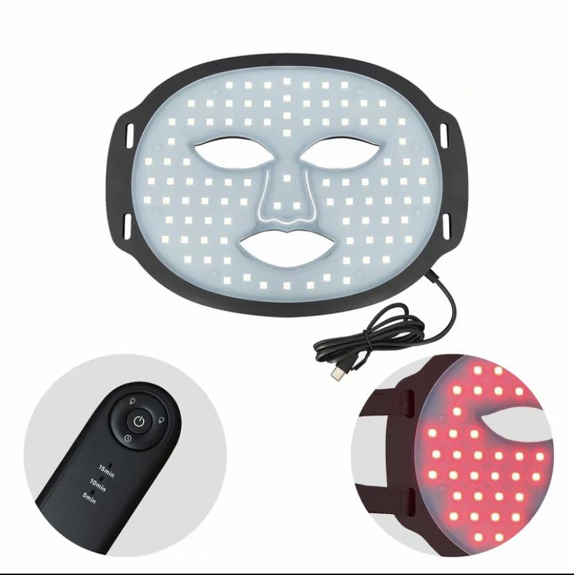 Red Light Therapy for Face Red Light Mask Infrared LED Mask Light 660nm & 850nm Near Infrared Light Therapy Mother's Day Gifts for Her
